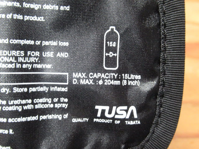 TUSA ツサ BCジャケット BCJ-2100S ダイビング用品 管理23D0110Bの画像6