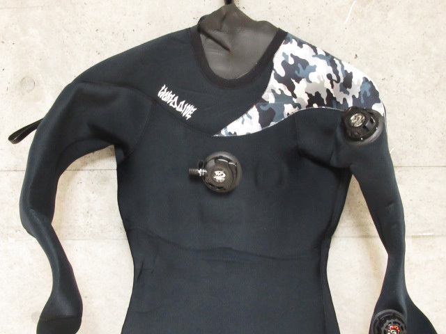World Dive ワールドダイブ ドライスーツ 着丈 約163㎝ ダイビング 管理5U0117Hの画像2