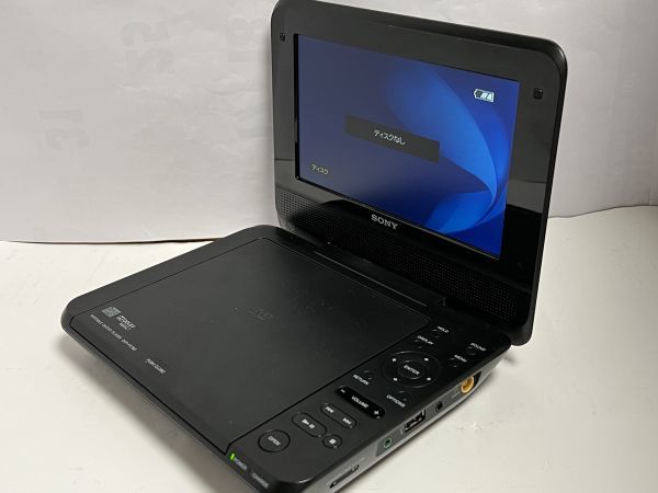 ソニー SONY 7インチ ポータブルDVDプレーヤー ブラック DVP-FX780 BC　2012年製　動作品　状態良　長時間再生_画像2