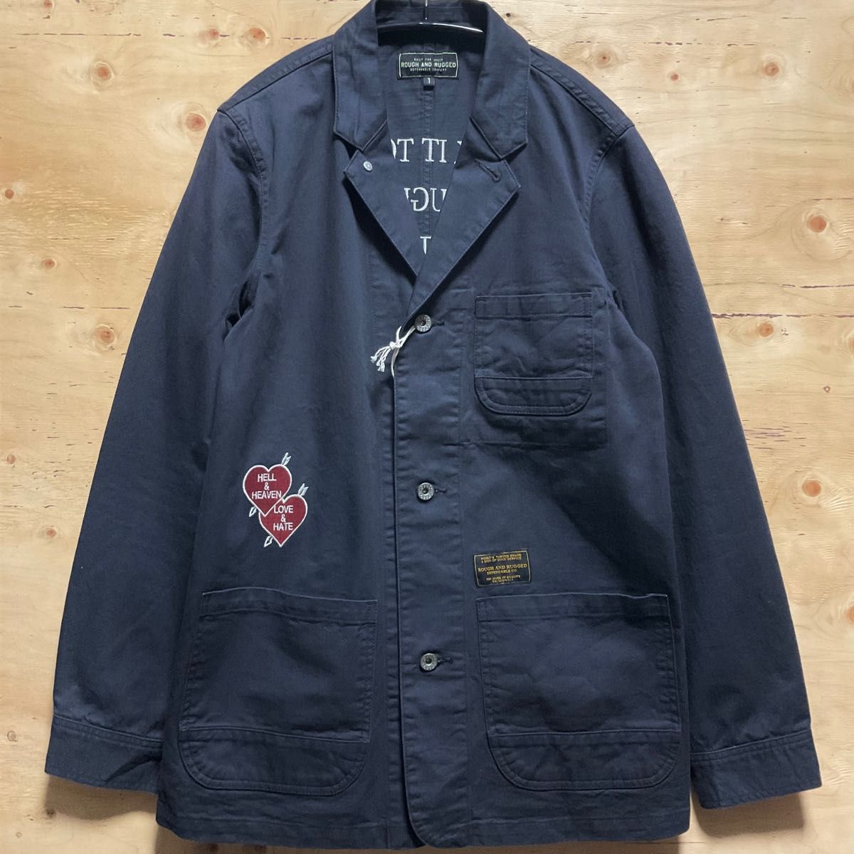R&R EMBROIDERY COVERALL JACKET BLK 未使用品 Yahoo!フリマ（旧）のサムネイル