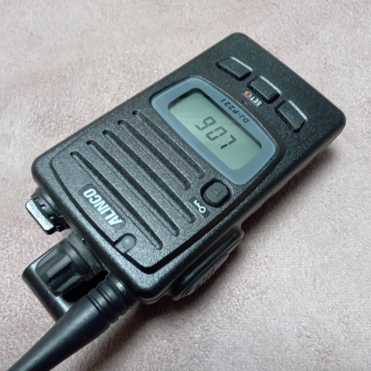 美品 特定小電力トランシーバー ALINCO DJ-P221L ロングアンテナ ...