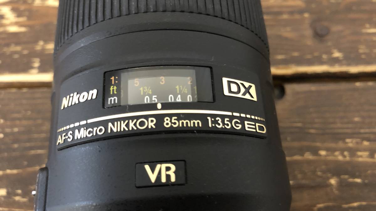 極美品☆Nikon 単焦点マイクロレンズ AF-S NIKKOR 3.5G 85mm ED f VR