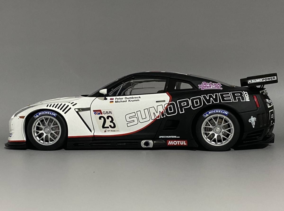 1円〜 AUTOart 1/18 Nissan GT-R Sumo Power GT #23 FIA GT1 2010 ◆ Peter Dumbreck / Michael Krumm ◆ 日産 オートアート_画像8