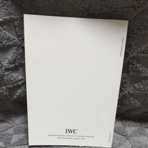 IWC 純正 アイダブリュシー 取扱説明書 冊子 Ref. 3714 ポルトギーゼ クロノグラフ REFERENZ 3714 取説 正規 付属品 PORTUGIESER_画像2