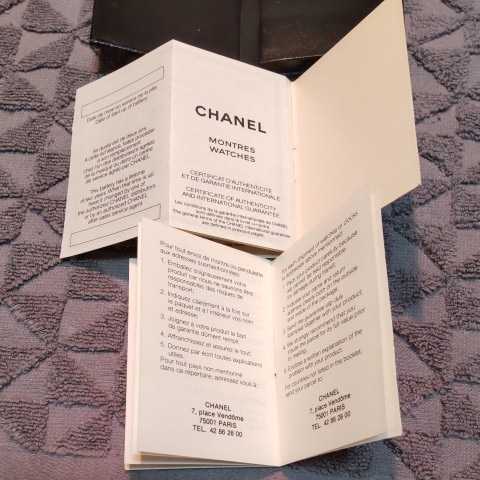 CHANEL ギャラ 冊子 シャネル 国際 保証書 ギャランティ (ケース おまけ) ①_画像3