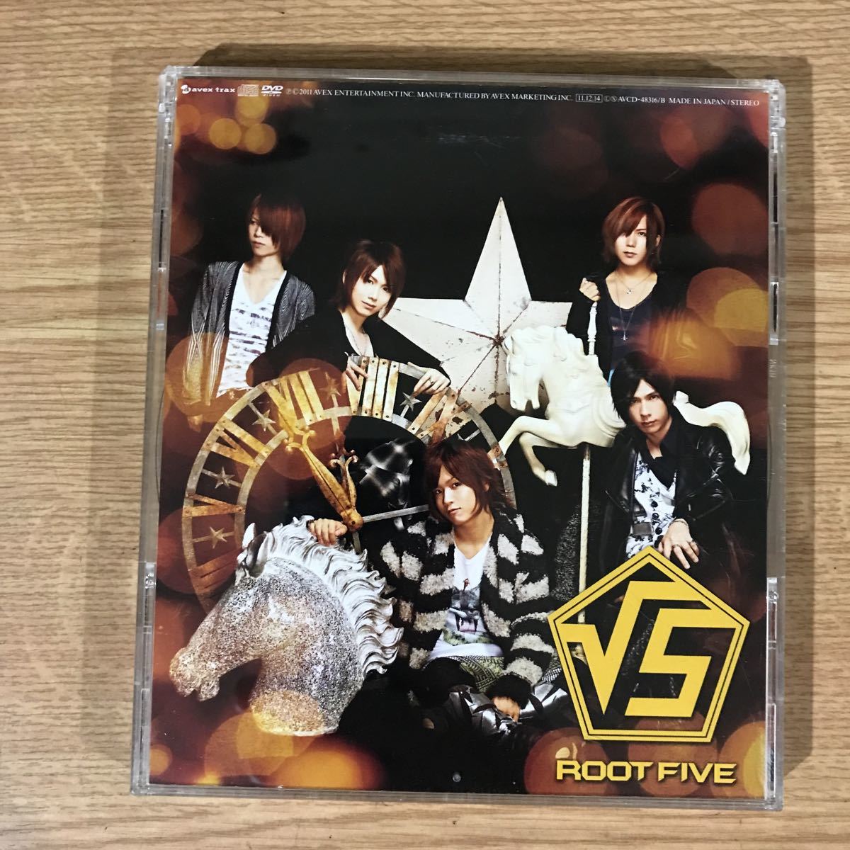 (296)帯付 中古CD150円 √5 MERRY GO ROUND〈CD＋DVD〉_画像2