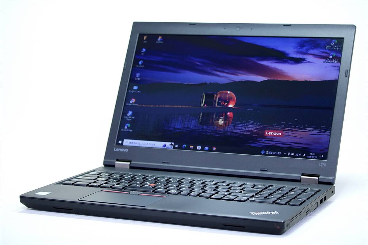 即配】Core i5-7200U+8Gメモリ搭載A4ノートPC! ThinkPad L570 15.6型 ...