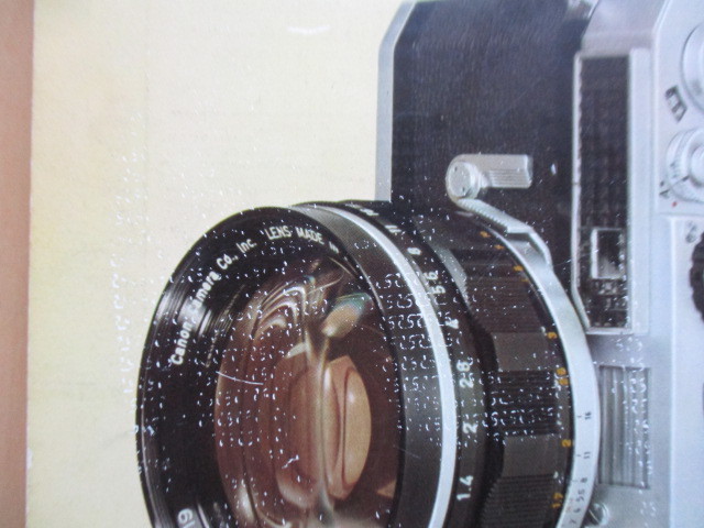  фотография промышленность 1961 год 9 месяц номер no. 112 номер Canon 7 type .50 мм F0.95sobieto. камера Toyo view * Deluxe 4×5 Konica Ltop темно синий FⅢ