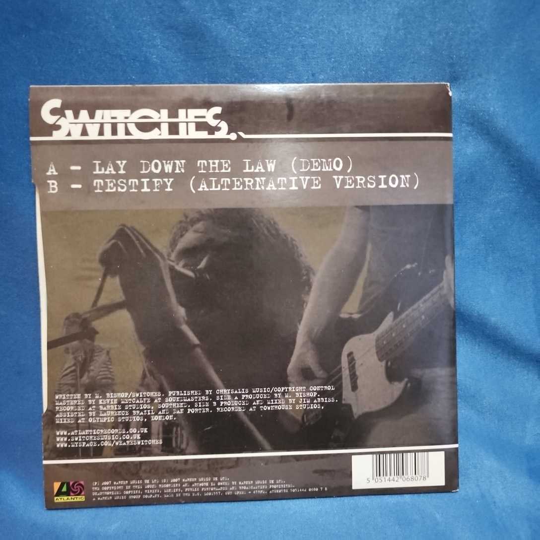 【EPレコード】SWITCHES. LAY DOWN THE LAW/TESTIFY/マルケン/激安2_画像2