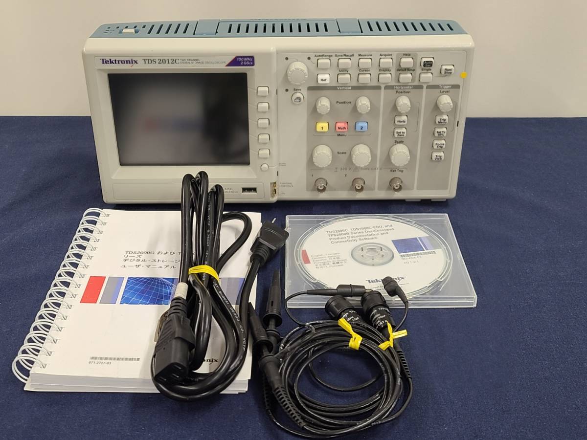 Tektronix TDS2012C DIGITAL STORAGE OSCILLOSCOPE オシロスコープ 2ch