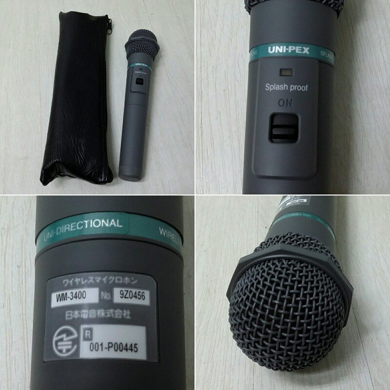 UNI-PEX ワイヤレスマイク WM-3130(品) | coastalcareeracademy.com