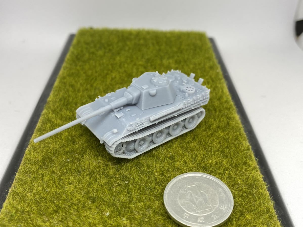 1/144レジンキット　未塗装 WWⅡ ドイツ軍　V号戦車パンターⅡ型中戦車88mmディーテルアップ　ワールドタンクミュージアム【同梱可能】0520_画像1