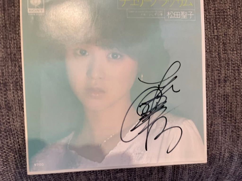 松田聖子 サイン入りレコード チェリー ブラッサム 日本代购,买对网