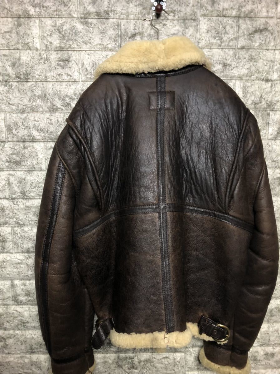 極上 希少 SCHOTT USA B-9 ムートン ボンバージャケット フライト