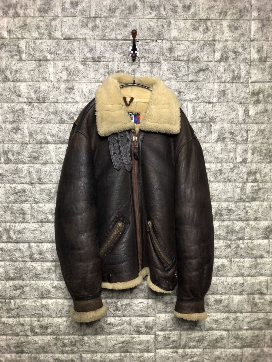 極上 希少 SCHOTT USA B-9 ムートン ボンバージャケット フライト