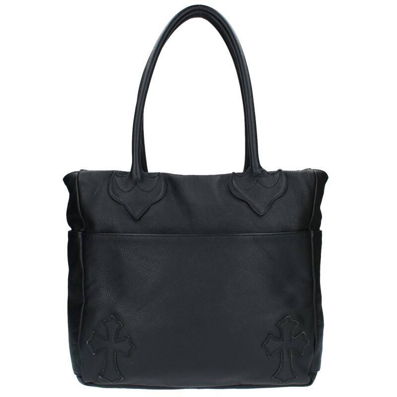 クロムハーツ Chrome Hearts TOTE 4POCKET/4ポケット レザートートバッグ 中古 GZ11_画像5