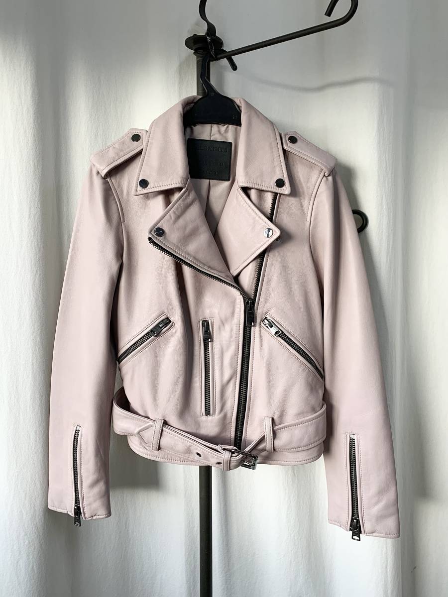 純正最安価格 ALL SAINTS 羊革ダブルレザージャケット www.razaz4ad.com