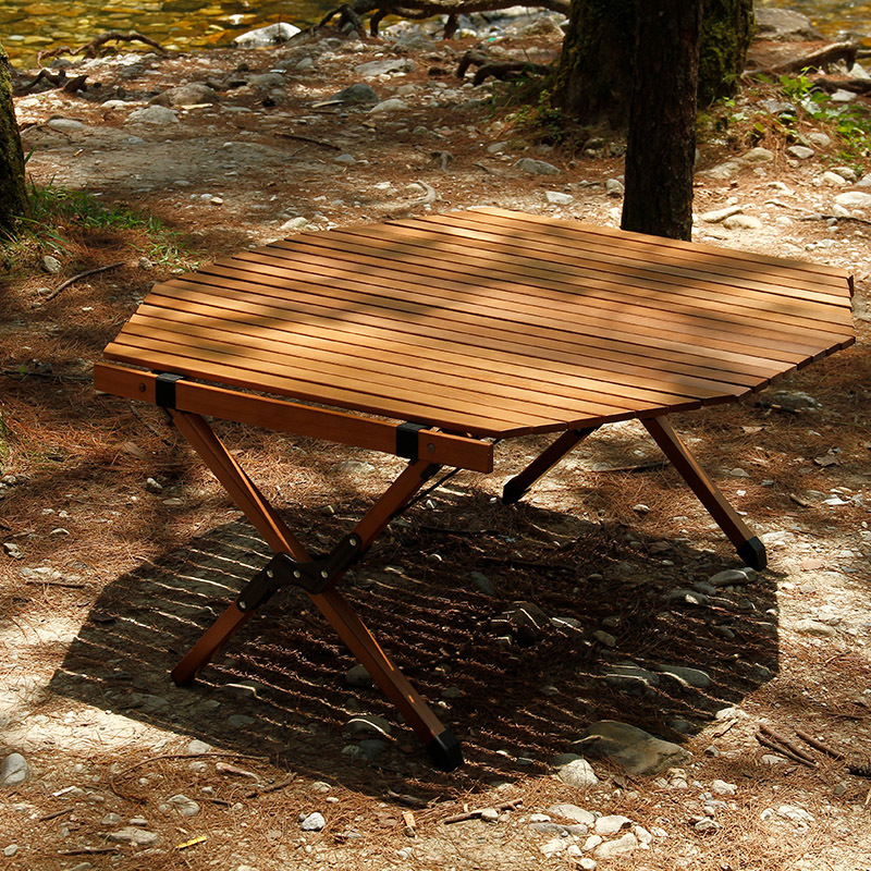 *CHANODUG OUTDOOR* ok tagonu draw ru table * dark brown *. rectangle u draw ru table * folding wood table *4