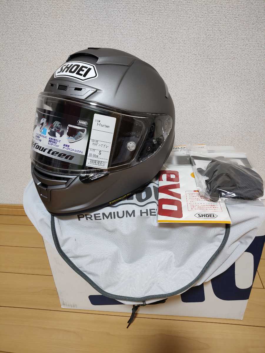 新品】 SHOEI ショウエイ X-14 マットディープグレー M-