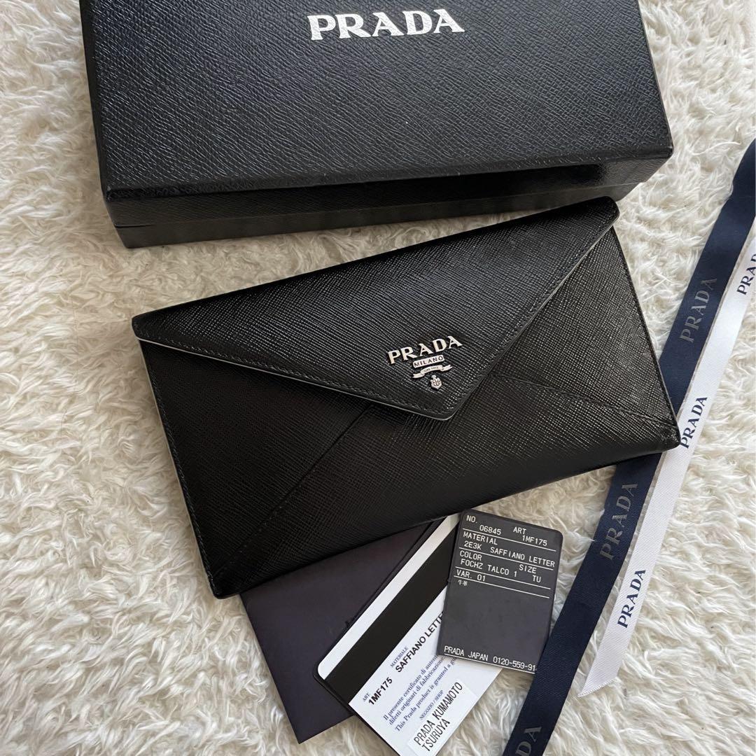 在庫処分セール 長財布 【超美品】PRADA 黒 限定モデル 美品】PRADA