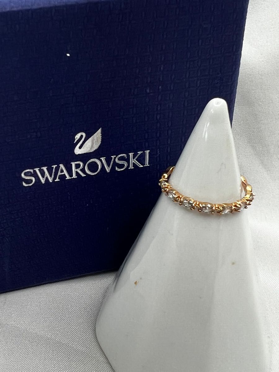 美品!SWAROVSKI スワロフスキー リング デザインリング 13号