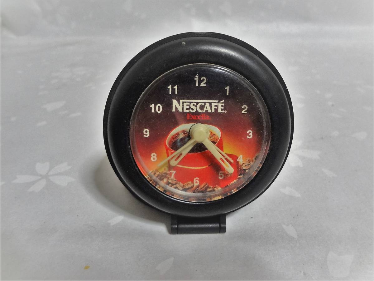 ④NESCAFE Excella・置時計　アラーム機能付_画像1