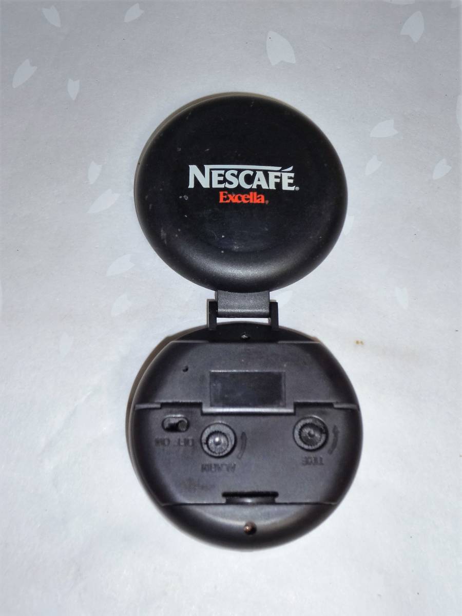 ④NESCAFE Excella・置時計　アラーム機能付_画像3