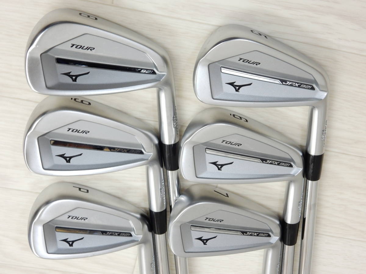 良品 ミズノ JPX 921 TOUR アイアン 5-PW 6本 Dynamic Gold 120 S200 ケプカ