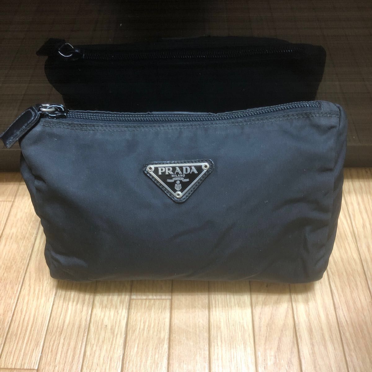 最終お値下げ PRADA プラダ ナイロンポーチ|PayPayフリマ