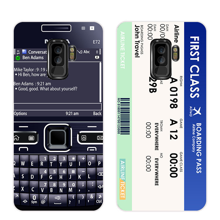 Samsung Galaxy S9 ケース ギャラクシー S9 ケース SC-02K/SCV38 docomo au サンスム スマホケース 背面カバー TPC シリコンケース 個性_画像2
