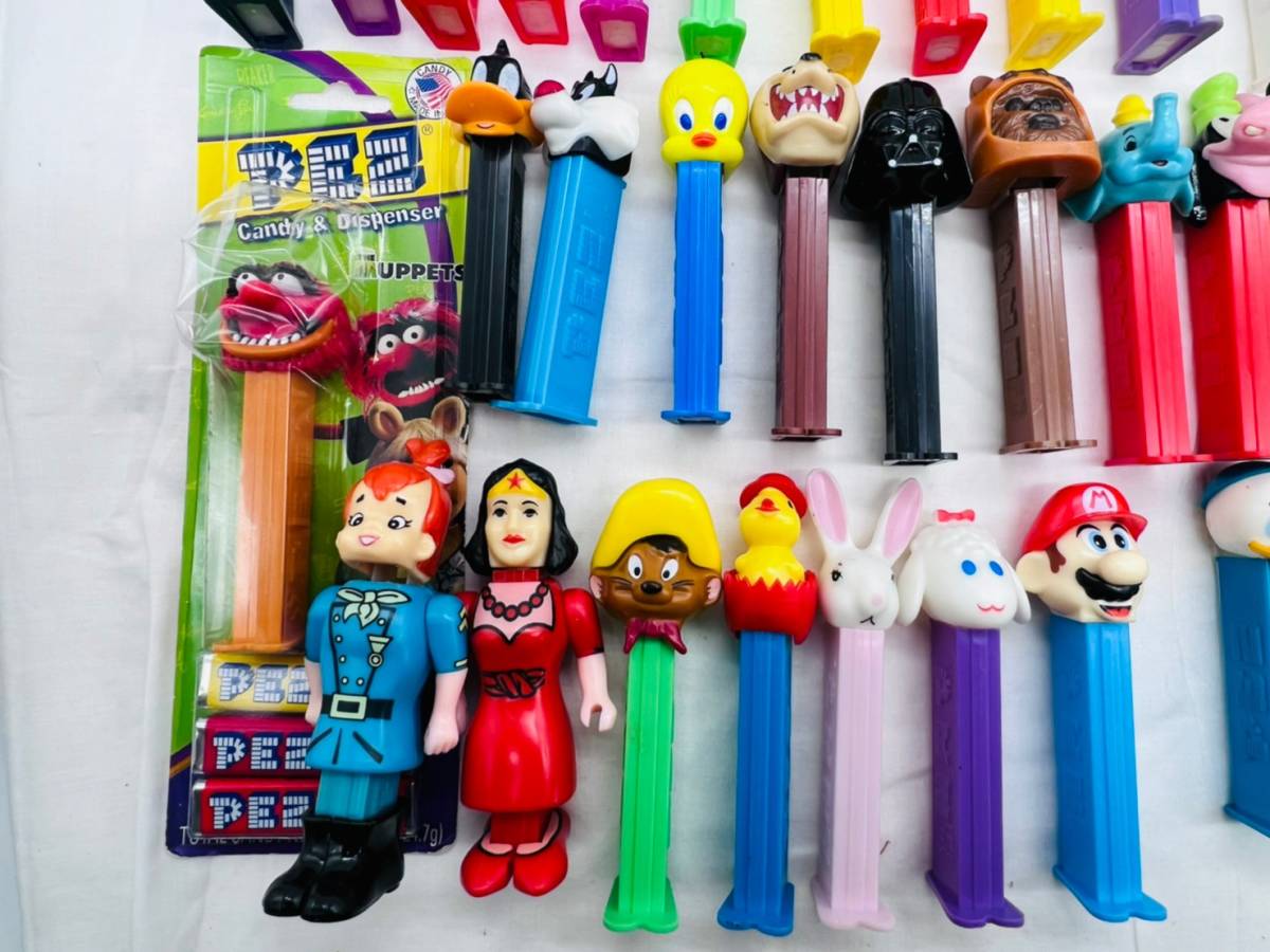 M80 PEZ ペッツ 大量 まとめて！ ディズニー アメコミ フリントストーン マリオ アニメ 色々 大量セットの画像7