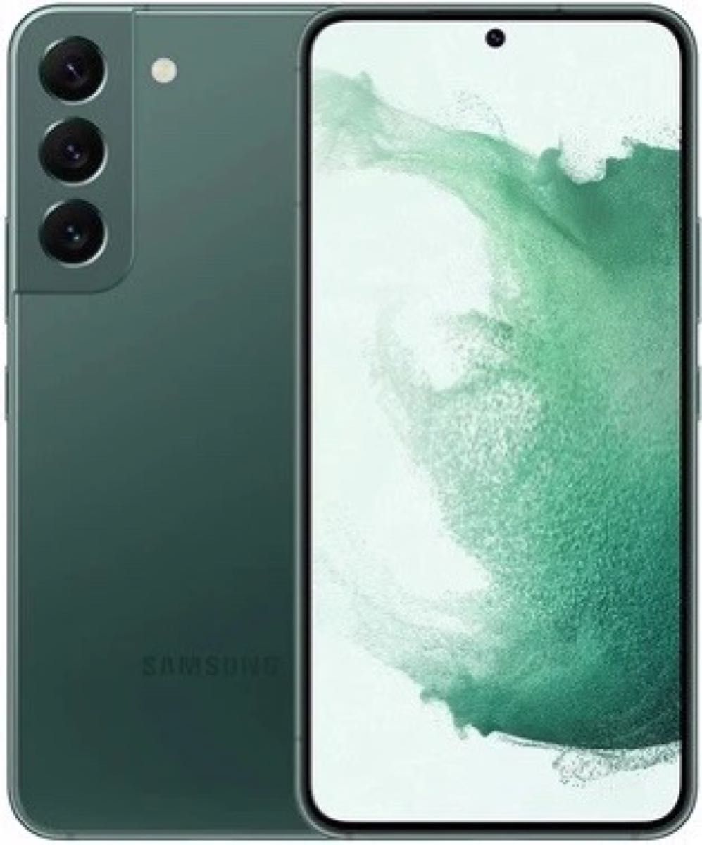 [新品] 韓国版 Galaxy S22 5G SM-S901N 8/256GB SIMフリー グリーン おまけ付 