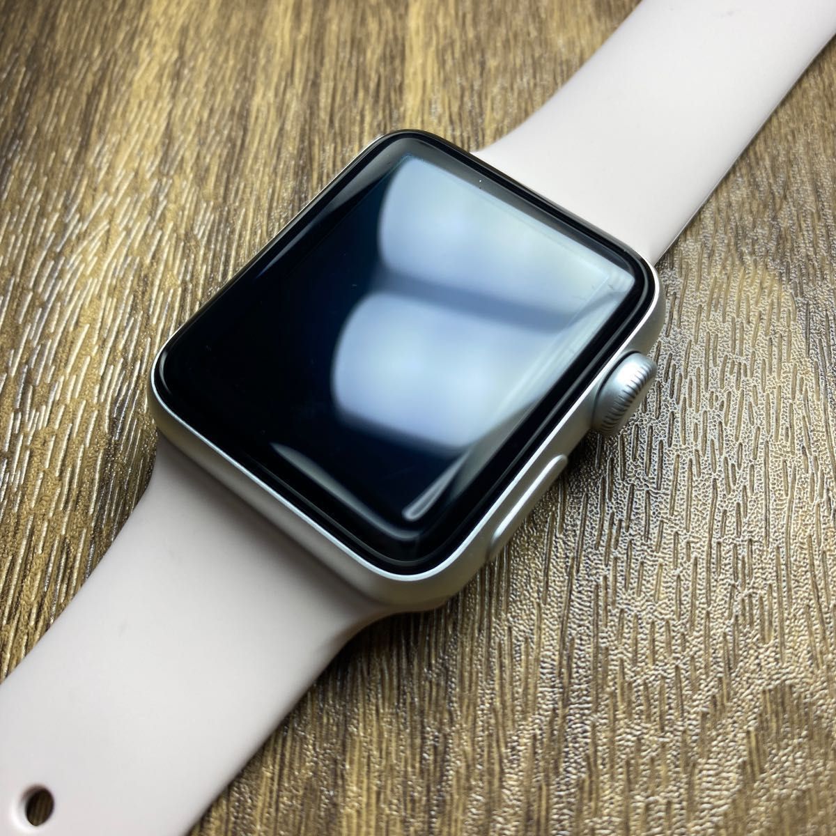 95% 【極美品】apple watch series3 38mm シルバー ★付属品新品★アップルウォッチ