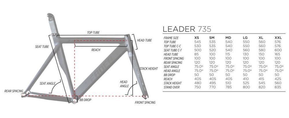 * new model LEADER BIKE 735 TR Leader bike frame set piste Cinelli MASH dosnoventa SURLYsa- Lee brotures blue lug