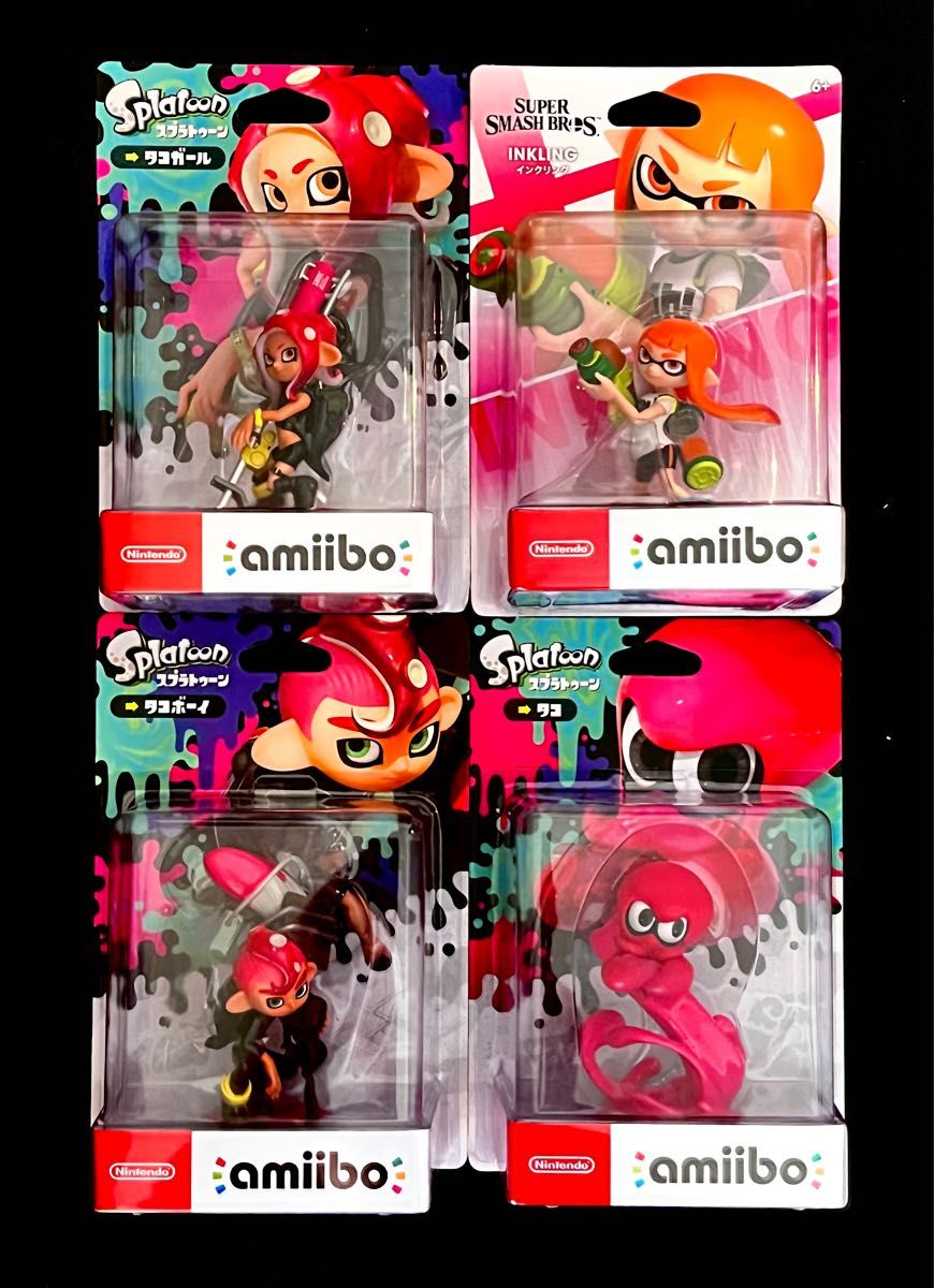 スプラトゥーン amiibo タコ タコガール タコボーイ インクリング ガール