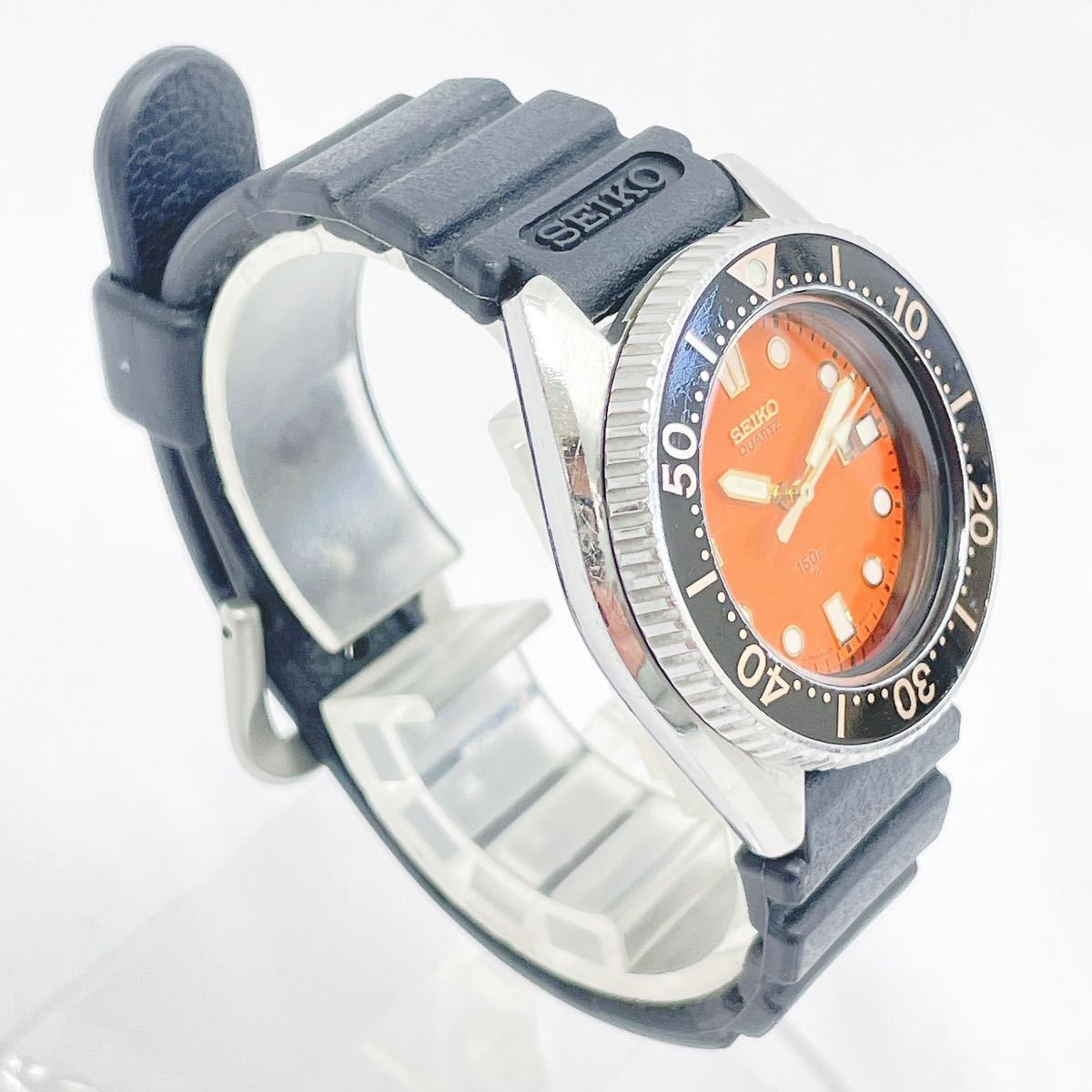 SEIKO QUARTZ クウォーツ ダイバーズ レディース 150m ネット
