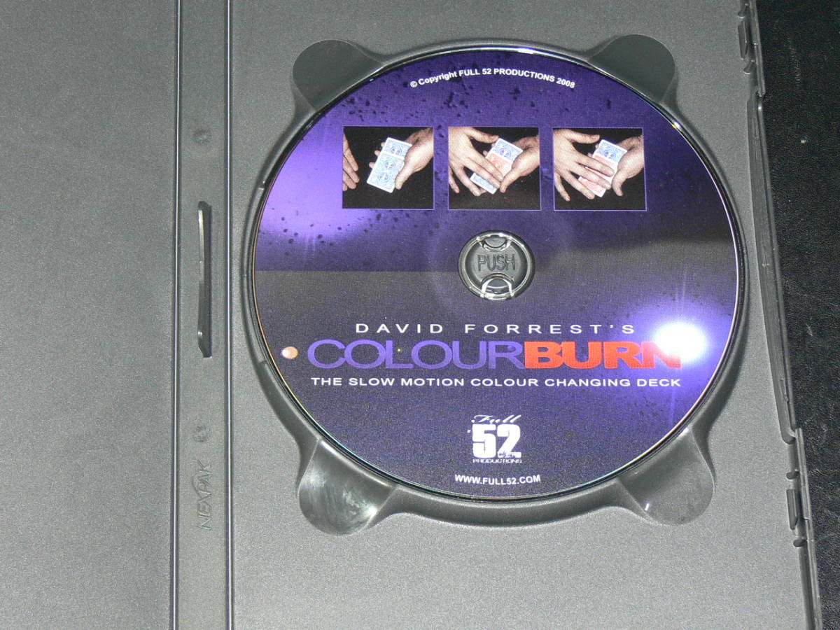 中古DVD　海外版　トランプ　DAVID FORREST'S　COLOURBURN　THE SLOW MOTION COLOUR CHANGING DECK_画像4