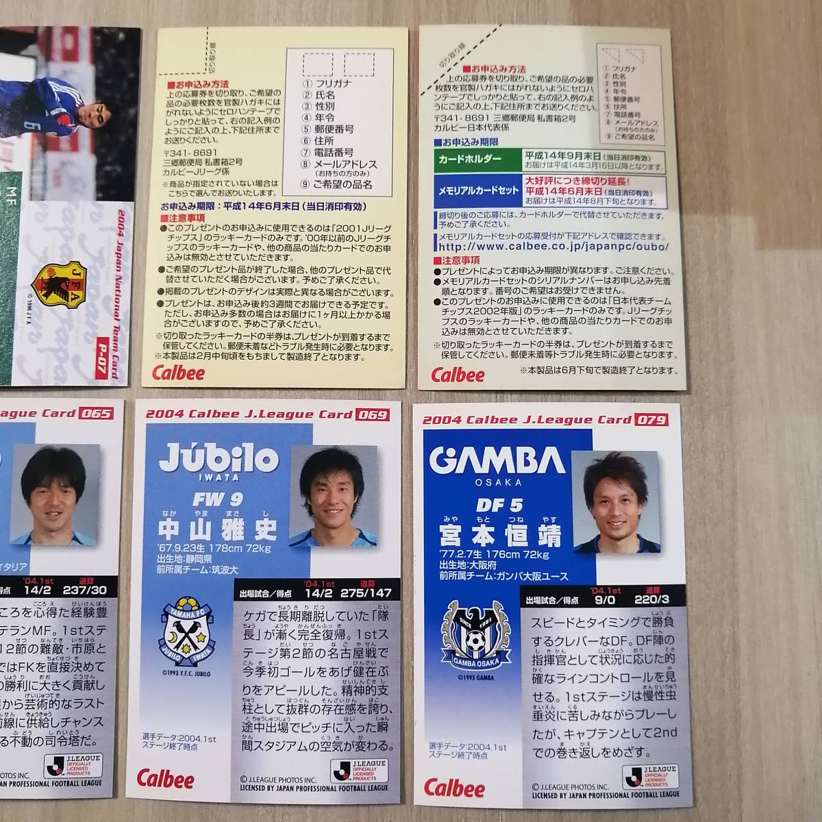 カルビー 日本代表 Jリーグ チップス 8枚セット 2003年 2004年 高原直 ...