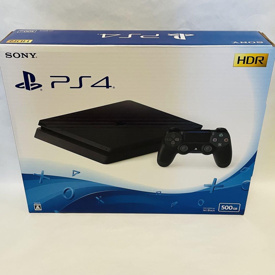 PlayStation 4 プレイステーション4 ジェット ブラック 500GB CUH-2200AB01 PS4本体 ゲーム機本体 新品未開封