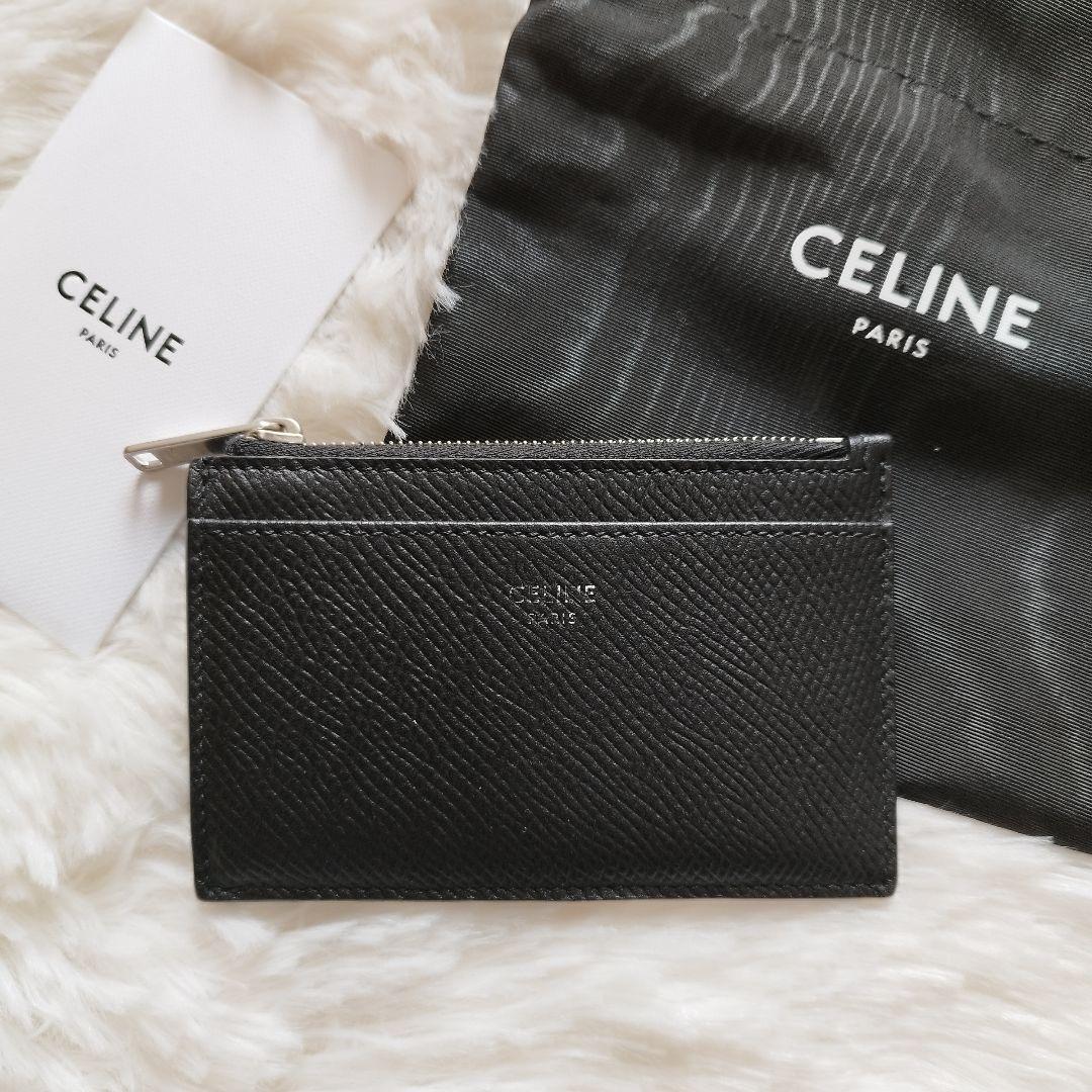 ネイビーシー 美品!CELINE セリーヌ カードケース 財布 - 通販