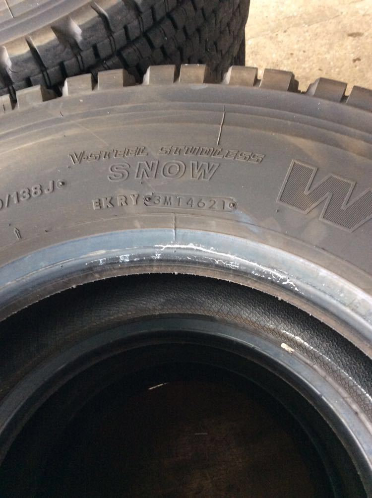 バリ溝冬タイヤ 】 265/70R19.5 140/138J ブリヂストン製 スタッドレス