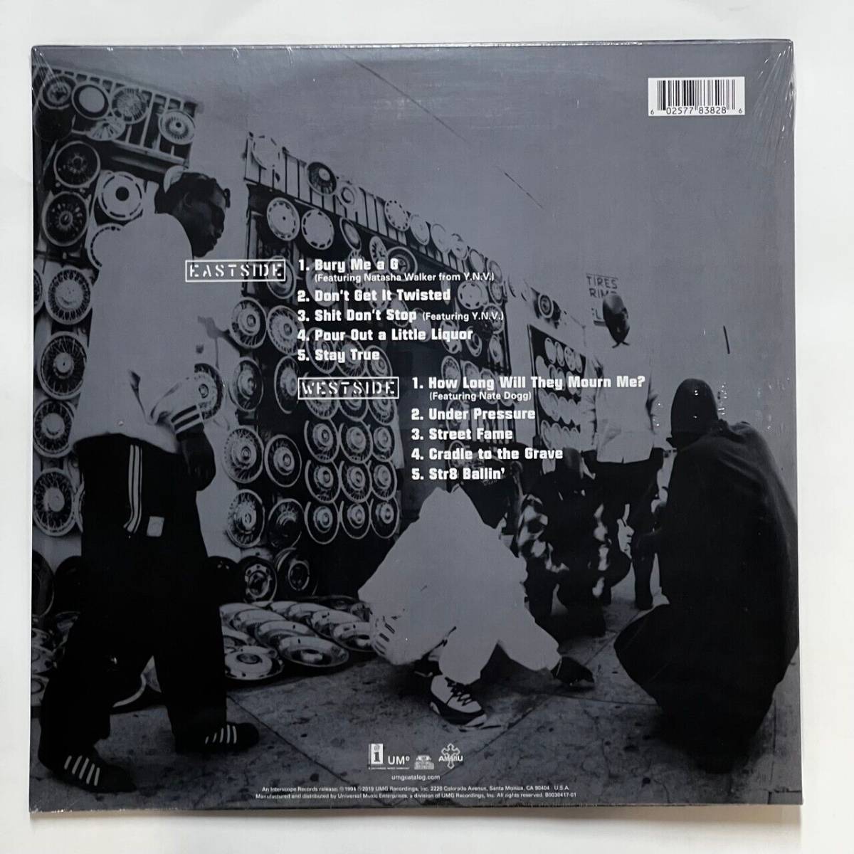 Thug ライフ Volume 1LP Vinyl Limited Black 12