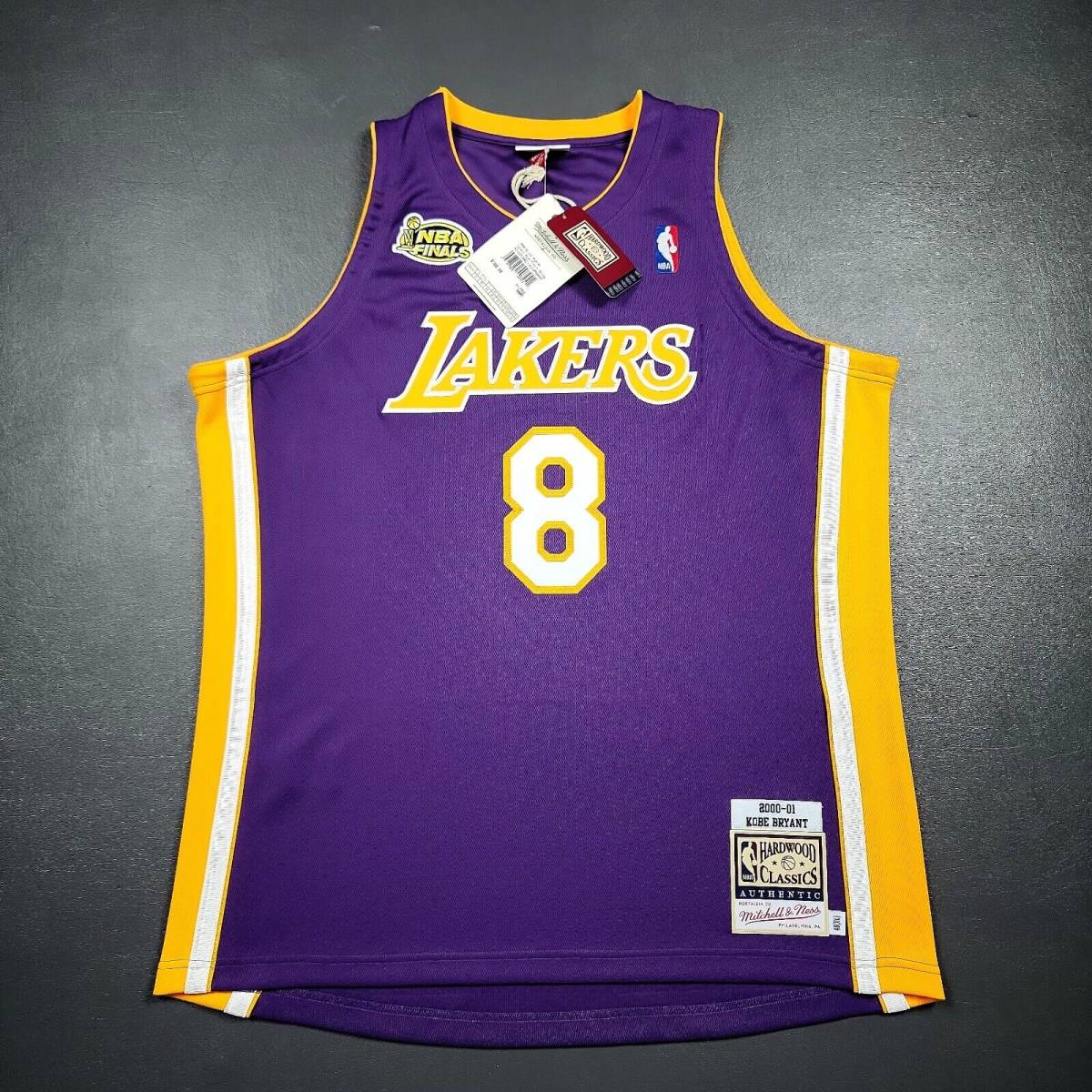 けしており 100% Authentic Kobe Bryant Mitchell Ness 00 01 Finals Lakers Jersey  Size 48 XL 海外 即決 いいたしま - cukurovabasketbol.com