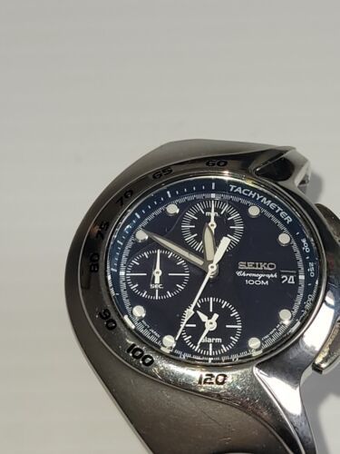 Seiko 7T62-0AM0 Men's Silver Asymmetrical Quartz Watch. Working Well.  海外(海外商品購入代行)｜売買されたオークション情報、yahooの商品情報をアーカイブ公開 - オークファン（）