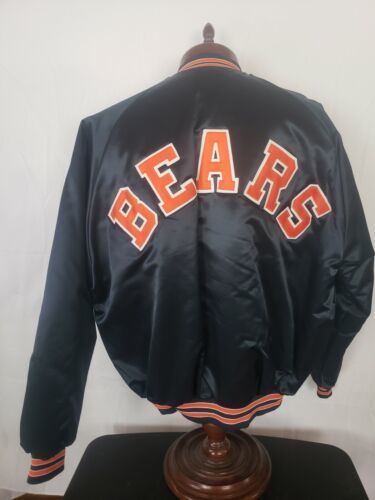 ??Vintage Chalk Line XXL Chicago Bears Starter Style Spellout Rare Jacket EUC 海外 即決