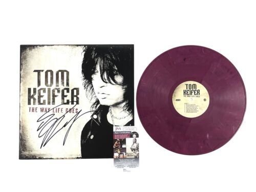 Tom Keifer Signed Limited 300 Press Vinyl Record The Way ライフ Goes Cinderella ? 海外 即決