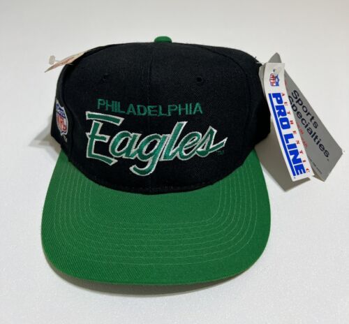 VTG DEADSTOCK 80s 90s Philadelphia Eagles Sports Specialties Script SnapBack Hat 海外 即決