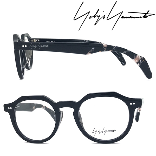 Yohji Yamamoto ヨウジヤマモト メガネフレーム ブランド ブラック 眼鏡 YY-19-0065-02