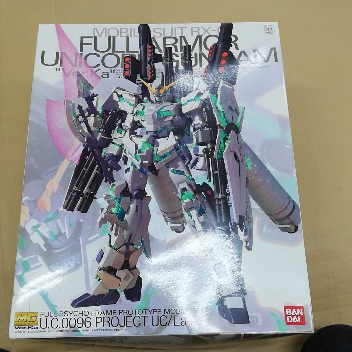 Безжалостный продукт Пластическая модель Bandai 1/100 RX-O Полная броня Unicorn Gundam Ver.ka Mg "Мобильный костюм Gundam UC" Мастер 94 типа 94