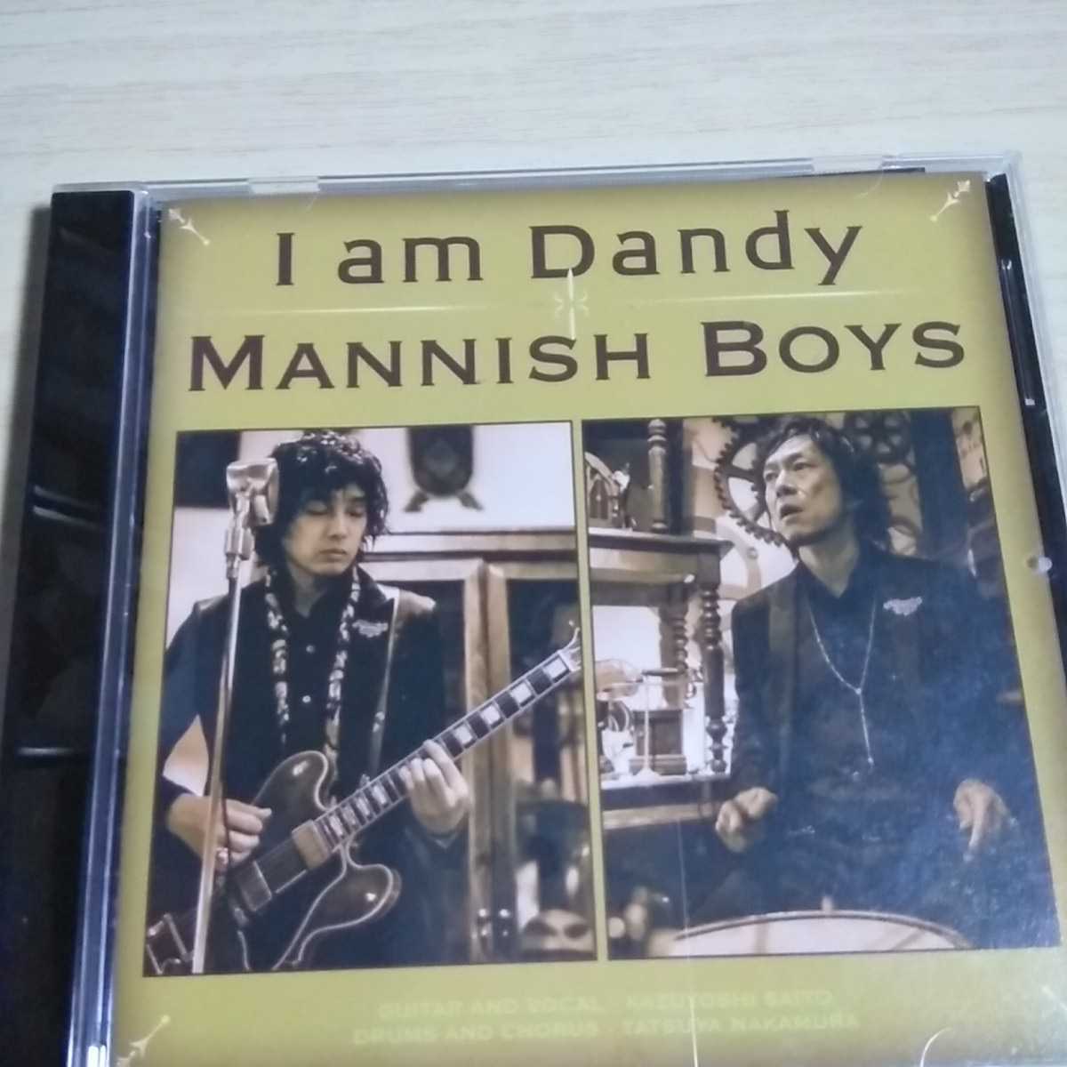 AA100　CD　MANNISH BOYS　１．I am Dandy　２．（REMIX)　３．Oh Amy（WEEKFND LOVERS Live_画像1